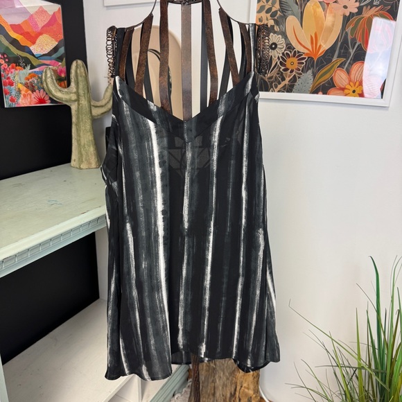 torrid Tops - Torrid | black and white stripe tank top | 1X